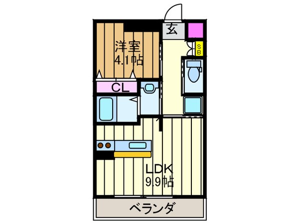 ユニヴァリィ　サンシャインの物件間取画像